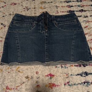 Vintage American Eagle Outfitters denim jean mini skirt size 6 EUC